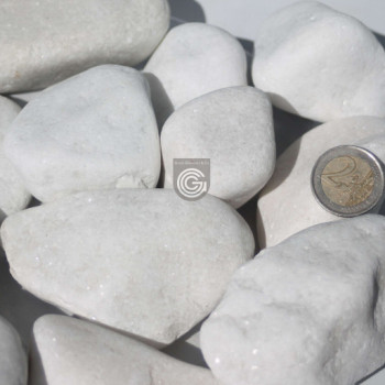 Galet Marbre – Blanc pailleté